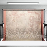 Aperturee - Trim Salmon Pink White Cream Retro Wall Backdrop