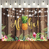 Aperturee - Tropical Hawaiian Luau summer Backdrop for Party Decor