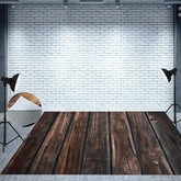 Aperturee - Typical Vertical Wooden Floor Backdrop For Photo
