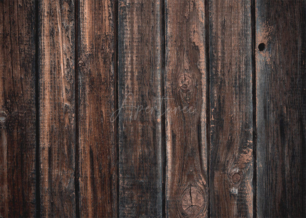 Aperturee - Vertical Wooden Rubber Floor Mat For Photography