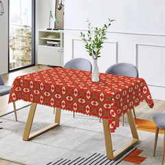 Aperturee - Ugly Sweather Christmas Rectangle Tablecloth