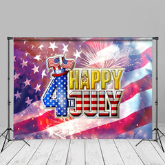 Aperturee - US Flag Happy 4th July Independence Day Backdrop