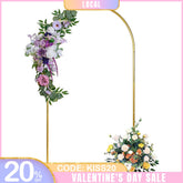 (7 Day Delivery) Aperturee Gold Top Round Arch Backdrop Stand