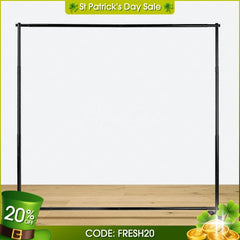 Aperturee - (7 Day Delivery) Aperturee Plus Size Adjustable Step and Repeat Backdrop Banner Stand
