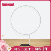 (7 Day Delivery) Aperturee Party & Hoop Balloon Circle Loop Flower Arch Photo Booth Backdrop Stand