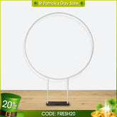 Aperturee - (7 Day Delivery) Aperturee Party & Hoop Balloon Circle Loop Flower Arch Photo Booth Backdrop Stand