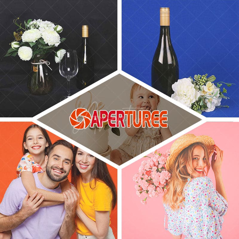 Aperturee - Portrait Photography Solid Light Blue Backdrop