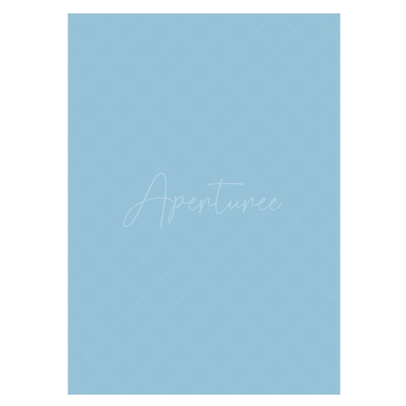 Aperturee - Portrait Photography Solid Light Blue Backdrop