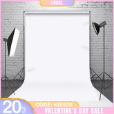 (7 Day Delivery) Aperturee Solid White Cloth Backdrop Portrait Photography
