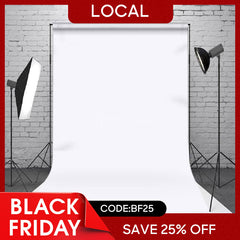 (7 Day Delivery) Aperturee Solid White Cloth Backdrop Portrait Photography