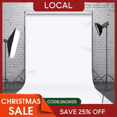 (7 Day Delivery) Aperturee Solid White Cloth Backdrop Portrait Photography