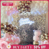 (7 Day Delivery) Silver Shimmer Wall Panels | Wedding Event Party Decorations