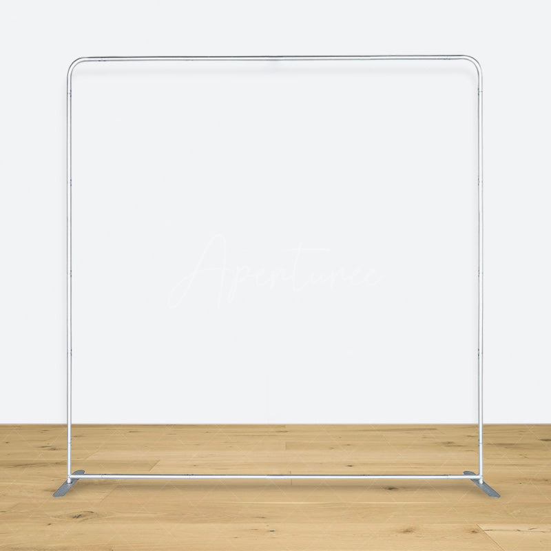 Aperturee - (7 Day Delivery) Aluminum Square Straight Tension Backdrop Stand
