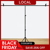 Aperturee - (7 Day Delivery) T-Shape Adjustable Backdrop Stand Support Frame