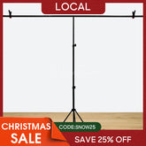 Aperturee - (7 Day Delivery) T-Shape Adjustable Backdrop Stand Support Frame