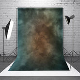 Aperturee - Variegated Cyan Foggy Texture Photography Backdrop