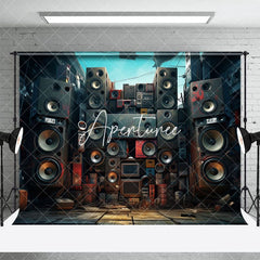 Aperturee - Various Audio System Scene Rock Photography Backdrop