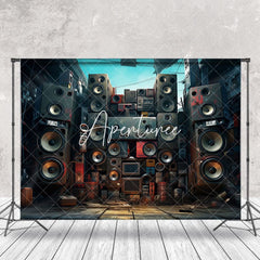Aperturee - Various Audio System Scene Rock Photography Backdrop