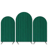Aperturee Velvet Simulation Theme Dark Green Birthday Arch Backdrop Kit