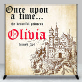 Aperturee - Vintage Once Upon A Time Custom Birthday Backdrop