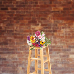 Aperturee - Vintage Red Brick Photoshoot Studio Props Backdrop