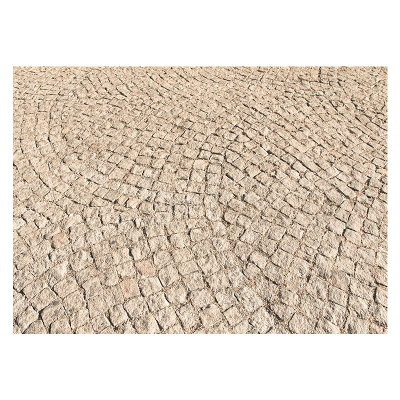 Aperturee - Vintage Street Stone Floor Photo Rubber Mat
