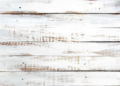 Aperturee - Vintage White Wood Photography Rubber Floor Mat
