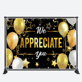Aperturee - We Appreciate You Teacher Appreciation Week Backdrop