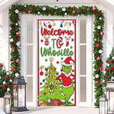 Aperturee - Welcome To Whoville Monster Christmas Door Cover