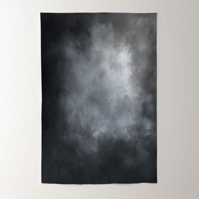Aperturee - White Black Oil Painting Photography Studio Backdrop