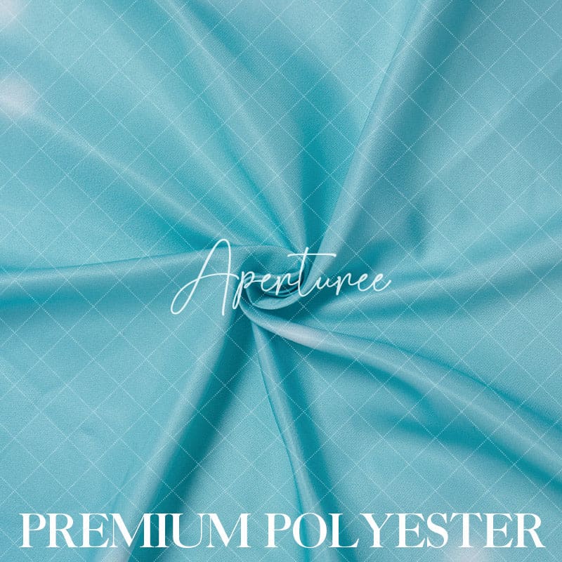 Aperturee - White Curtain Floral Candle Holder Wedding Backdrop