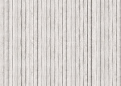 Aperturee - Whitish Wooden Vertical Grain Photo Rubber Floor Mat
