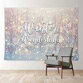 Aperturee - Winter Onederland Snow Light 1st Birthday Backdrop