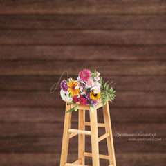 Aperturee - Wood Brown Texture Rustic Wall Photoshoot Backdrop