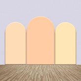 Aperturee - Yellow Orange Color One Sided Arch Backdrop Kit
