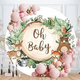 Round baby shower backdrops - Aperturee