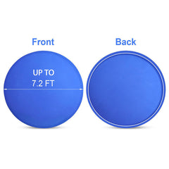 Aperturee - (Ship In 24HR) Royal Blue Round Party Backdrop for Photo Booth