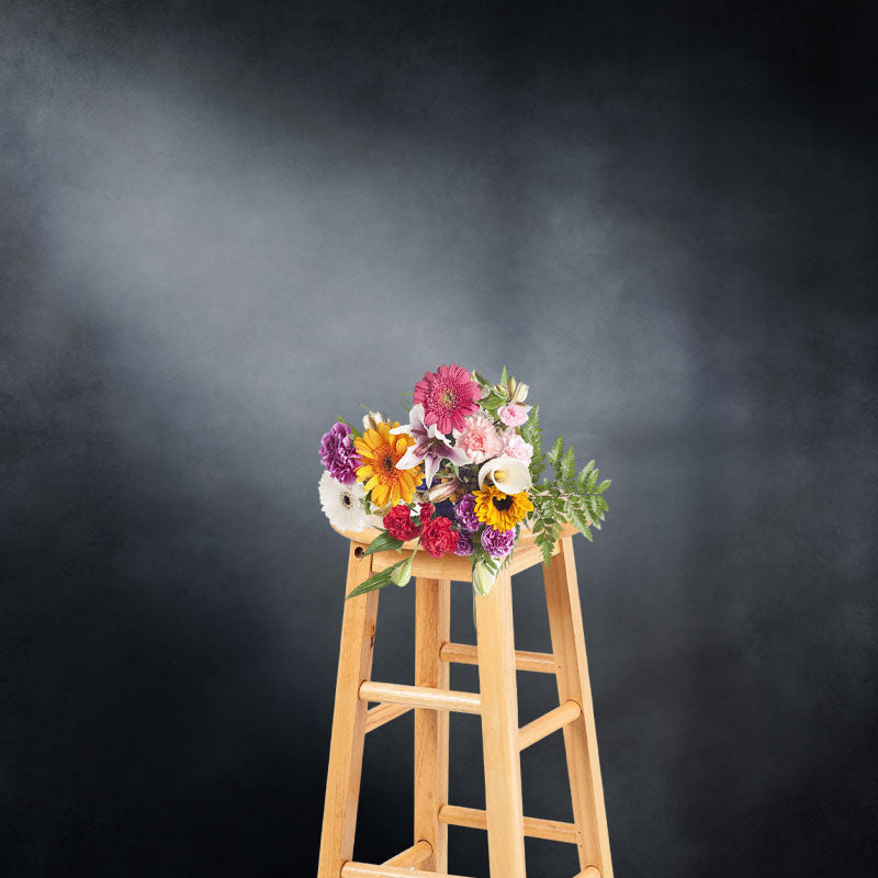 Aperturee - Black White Texture Indoor Photography Backdrop