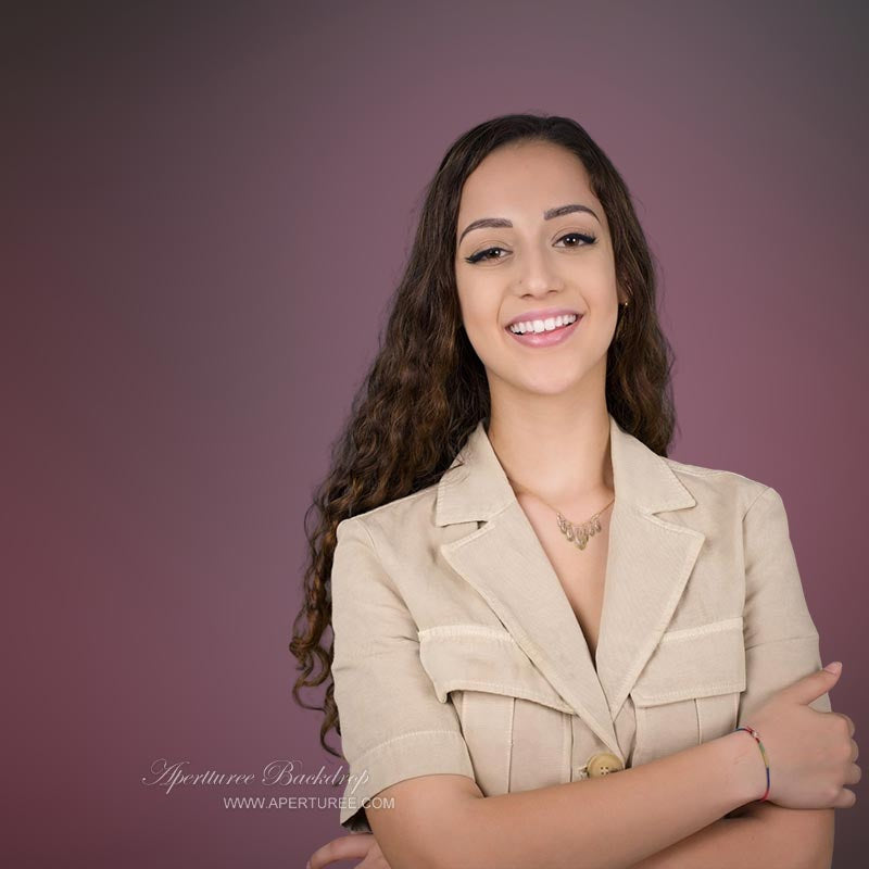 Aperturee - Blowzy Dust Pink Abstract Color Photo Studio Backdrop