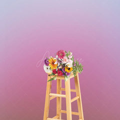 Aperturee - Blush Gradient Pink Photography Backdrop For Studio