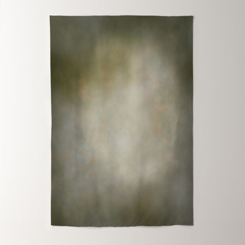 Aperturee - Bokeh Green Halo White Photo Booth Backgrounds