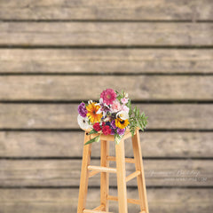 Aperturee - Brown Wooden Simple Portrait Photography Backdrops