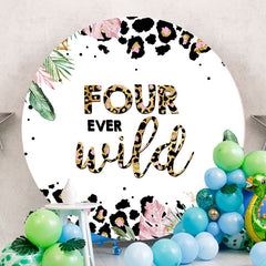 Aperturee - Circle Four Ever Wild Birthday Party Backdrop