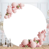 Aperturee - Circle Solid White Round Photography Backdrop