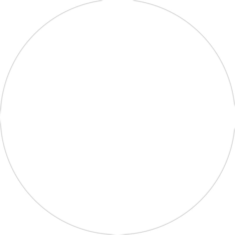 Aperturee - Circle Solid White Round Photography Backdrop