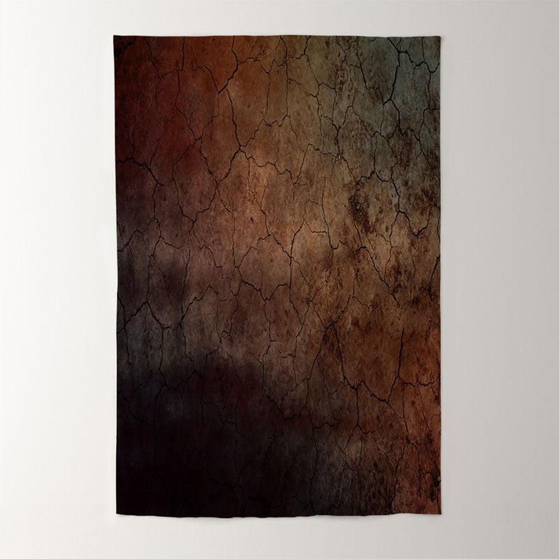 Aperturee - Dark Black Brown Crack Photography Studio Backdrops