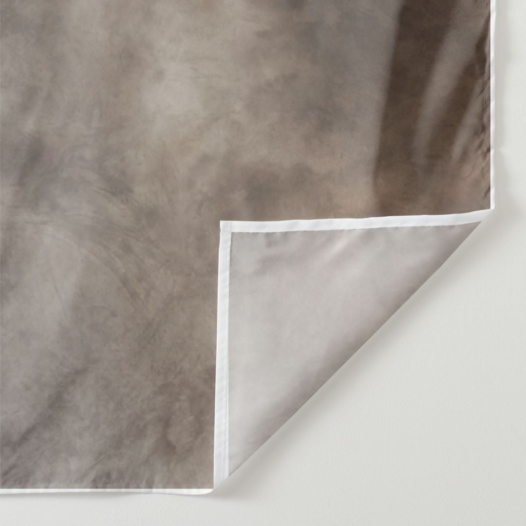Aperturee - Foggy Light Brown Grey Abstract Photo Booth Backdrop