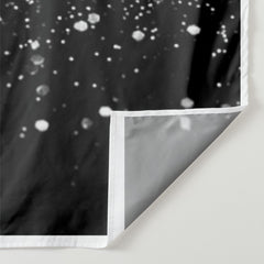 Aperturee - Gold Silver Glitter Black Holiday Deco Backdrop