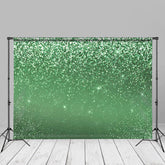 Aperturee - Green Glitter Bokeh Style Portrait Picture Backdrop