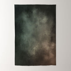 Aperturee - Green Little Yellow Dark Foggy Photo Booth Backdrop